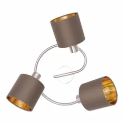 Näve Leuchten 3er Wand-/Deckenrondell/Spot "Maron" Braun 28 Näve Leuchten 3er Wand-/Deckenrondell/Spot "Maron" Braun -Innenbeleuchtung, Wein- und Süßwarengeschäfte unnamed file 1012