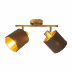 Näve Leuchten 2er Wand-/Deckenleuchte/Spot "Maron" Braun -Innenbeleuchtung, Wein- und Süßwarengeschäfte unnamed file 1028