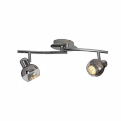 Näve Leuchten 2er LED-Wand- Deckenleuchten "Boccia" Chrome