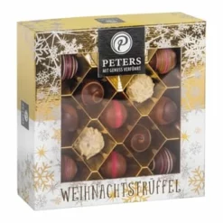 PETERS Weihnachtstrüffel, Gold, Mit Alkohol, 300g 300g