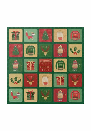 HEILEMANN Confiserie Tisch-Adventskalender Täfelchen, 120g 120g -Innenbeleuchtung, Wein- und Süßwarengeschäfte unnamed file 1399