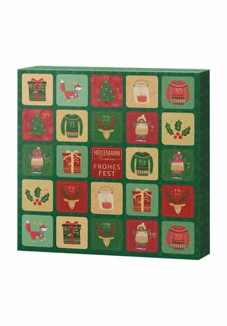 HEILEMANN Confiserie Tisch-Adventskalender Täfelchen, 120g 120g 4 HEILEMANN Confiserie Tisch-Adventskalender Täfelchen, 120g 120g – Bild 2