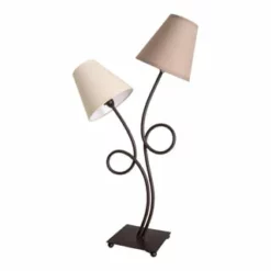 Näve Leuchten Tischleuchte, 2 Flg."Boho" Braun -Innenbeleuchtung, Wein- und Süßwarengeschäfte unnamed file 157