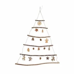 PURE DAY LED Deko-Tannenbaum Beige