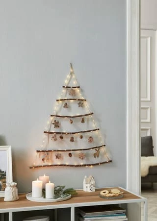 PURE DAY LED Deko-Tannenbaum Beige 4 PURE DAY LED Deko-Tannenbaum Beige – Bild 2