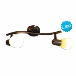 Näve Leuchten 2er LED-Wand-u. Deckenspot "Mestre" Braun -Innenbeleuchtung, Wein- und Süßwarengeschäfte unnamed file 204