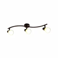 Näve Leuchten 3er LED-Wand-u.Deckenspot "Mestre" Braun -Innenbeleuchtung, Wein- und Süßwarengeschäfte unnamed file 208