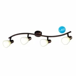 Näve Leuchten 4er LED-Wand-u. Deckenspot "Mestre" Braun -Innenbeleuchtung, Wein- und Süßwarengeschäfte unnamed file 215