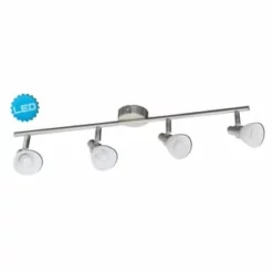 Näve Leuchten 4er LED Wand-u. Deckenspot "Feltre" Stahl-blank -Innenbeleuchtung, Wein- und Süßwarengeschäfte unnamed file 231