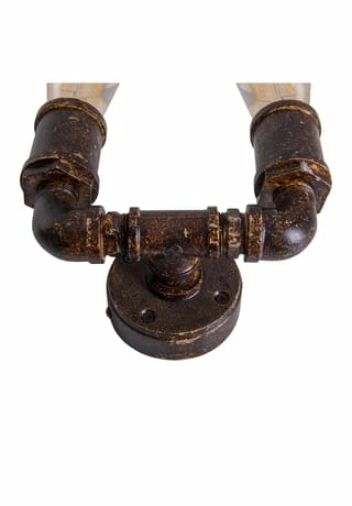 Näve Leuchten Metall Wandleuchte "Vantaa" Braun 12 Näve Leuchten Metall Wandleuchte "Vantaa" Braun – Bild 10