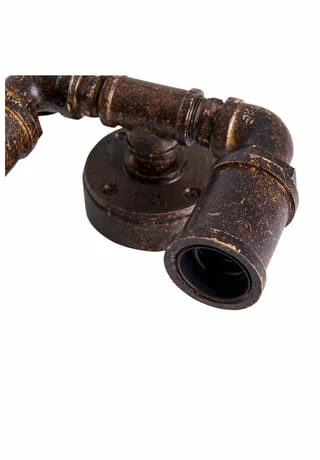 Näve Leuchten Metall Wandleuchte "Vantaa" Braun 14 Näve Leuchten Metall Wandleuchte "Vantaa" Braun – Bild 12