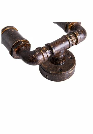 Näve Leuchten Metall Wandleuchte "Vantaa" Braun 15 Näve Leuchten Metall Wandleuchte "Vantaa" Braun – Bild 13