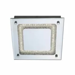 Näve Leuchten LED Deckenleuchte "Thun" D:24cm Chrome