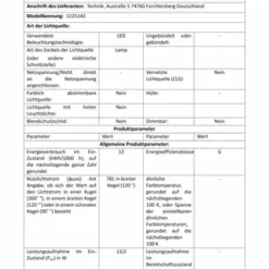 Näve Leuchten LED Deckenleuchte "Palma" D:30cm Chrome -Innenbeleuchtung, Wein- und Süßwarengeschäfte unnamed file 338