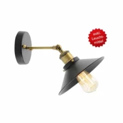 Näve Leuchten Wandleuchte "Cottage" Schwarz -Innenbeleuchtung, Wein- und Süßwarengeschäfte unnamed file 341