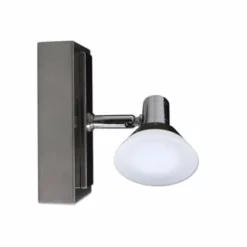 Näve Leuchten 1er LED-Wand- Und Deckenspot "Jericho" Chrome