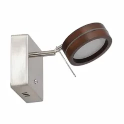 Näve Leuchten LED Wand- Und Deckenleuchte "Triberg" Braun