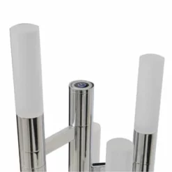 Näve Leuchten LED Tischleuchte 5 Flg. "Castle" Chrome -Innenbeleuchtung, Wein- und Süßwarengeschäfte unnamed file 393