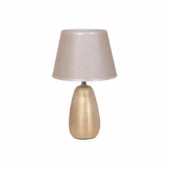 Näve Leuchten Keramik Tischleuchte "Simply Ceramics" H:37cm Gold