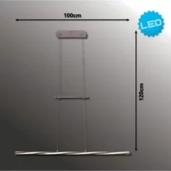 Näve Leuchten LED Jojo-Pendelleuchte Dimmbar "Twist" Chrome -Innenbeleuchtung, Wein- und Süßwarengeschäfte unnamed file 516