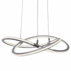 Näve Leuchten LED Pendelleuchte Dimmbar "Odrive" Chrome -Innenbeleuchtung, Wein- und Süßwarengeschäfte unnamed file 538