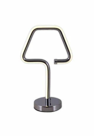 Näve Leuchten LED Tischleuchte "Loop Line" H: 30cm Chrom Chrome 6 Näve Leuchten LED Tischleuchte "Loop Line" H: 30cm Chrom Chrome – Bild 4