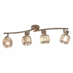 Näve Leuchten 4er-LED Spot "Josefa" E14 Filament Stahl-blank -Innenbeleuchtung, Wein- und Süßwarengeschäfte unnamed file 565