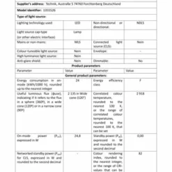 Näve Leuchten LED-Sensor-Panel "Alegre" Incl. Halterung L:59,5cm Warmweiß -Innenbeleuchtung, Wein- und Süßwarengeschäfte unnamed file 678