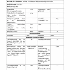 Näve Leuchten LED Wand- U. Deckenleuchte "Aarhus" D: 47cm Weiß -Innenbeleuchtung, Wein- und Süßwarengeschäfte unnamed file 722