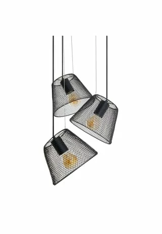 Näve Leuchten Pendelleuchte "Korie" 3er D: 20cm Schwarz 8 Näve Leuchten Pendelleuchte "Korie" 3er D: 20cm Schwarz – Bild 6
