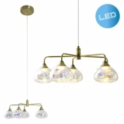 Näve Leuchten LED Krone 5-flg "Varna" Messing -Innenbeleuchtung, Wein- und Süßwarengeschäfte unnamed file 823