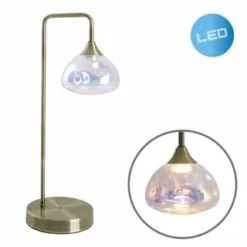 Näve Leuchten LED Tischleuchte "Varna" H: 45cm Messing -Innenbeleuchtung, Wein- und Süßwarengeschäfte unnamed file 837