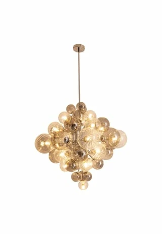 Näve Leuchten Pendelleuchte "Sphere" D: 75cm Anthrazit 5 Näve Leuchten Pendelleuchte "Sphere" D: 75cm Anthrazit – Bild 3