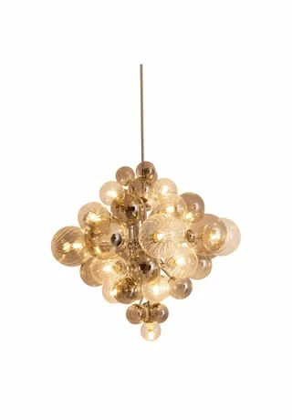 Näve Leuchten Pendelleuchte "Sphere" D: 75cm Anthrazit 6 Näve Leuchten Pendelleuchte "Sphere" D: 75cm Anthrazit – Bild 4