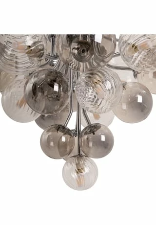 Näve Leuchten Pendelleuchte "Sphere" D: 75cm Anthrazit 11 Näve Leuchten Pendelleuchte "Sphere" D: 75cm Anthrazit – Bild 9