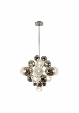 Näve Leuchten Pendelleuchte "Sphere" D: 48cm Anthrazit 5 Näve Leuchten Pendelleuchte "Sphere" D: 48cm Anthrazit – Bild 3