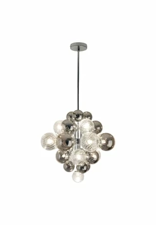 Näve Leuchten Pendelleuchte "Sphere" D: 48cm Anthrazit 7 Näve Leuchten Pendelleuchte "Sphere" D: 48cm Anthrazit – Bild 5