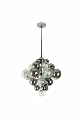 Näve Leuchten Pendelleuchte "Sphere" D: 48cm Anthrazit 10 Näve Leuchten Pendelleuchte "Sphere" D: 48cm Anthrazit – Bild 8