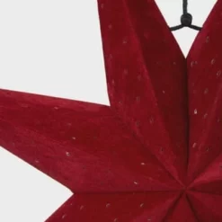 MARK SLÖJD SWEDEN Standstern "Clara", Samt ROT -Innenbeleuchtung, Wein- und Süßwarengeschäfte unnamed file 9