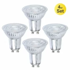 Näve Leuchten 4er-Set LED Leuchtmittel GU10/7W -Innenbeleuchtung, Wein- und Süßwarengeschäfte unnamed file 902