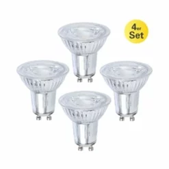 Näve Leuchten 4er-Set LED Leuchtmittel GU10/7W -Innenbeleuchtung, Wein- und Süßwarengeschäfte unnamed file 904
