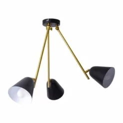 Näve Leuchten 3er-Deckenleuchte "Triton" Schwarz Schwarz -Innenbeleuchtung, Wein- und Süßwarengeschäfte unnamed file 934