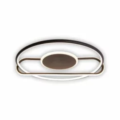 Näve Leuchten LED Deckenleuchte D: 54cm " Brendan " Schwarz -Innenbeleuchtung, Wein- und Süßwarengeschäfte unnamed file 953