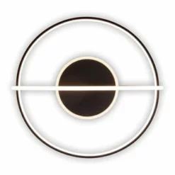 Näve Leuchten LED Deckenleuchte D: 54cm " Brendan " Schwarz -Innenbeleuchtung, Wein- und Süßwarengeschäfte unnamed file 956